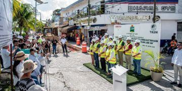 Arrancan obras de electrificación y alumbrado subterráneo en Tulum
