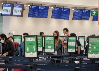 Aeropuerto de Cancún con 556 operaciones para este día