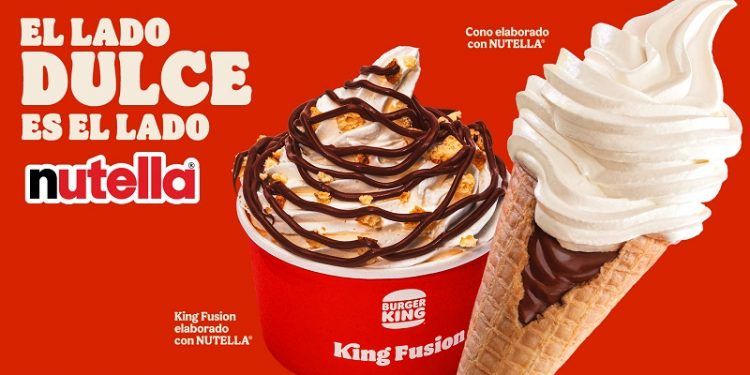 ¡Por fin! Burger King® le da la bienvenida a Nutella® para disfrutar el lado dulce de su menú