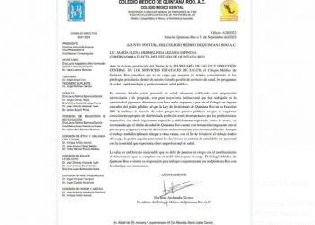 Pide colegio médico de quintana roo que el titular de los servicios estatales de salud reúna el perfil profesional