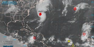Se forma la depresión tropical número Nueve del Atlántico