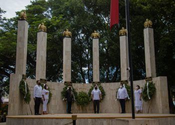 Conmemoración del 175 aniversario de la Gesta Heroica de la Defensa de Chapultepec