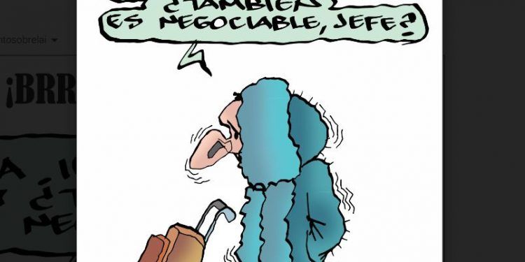 COLINAS: ¡BRR! Ya le dio frio