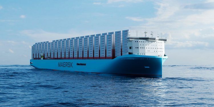 Continúa A.P. Moller – Maersk la transformación ecológica con seis nuevos buques portacontenedores