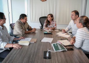 Mara Lezama y Javier May revisan avances y beneficios del Tren Maya
