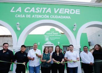 Inaugura Estefanía Mercado primera oficina de atención ciudadana “La Casita Verde”