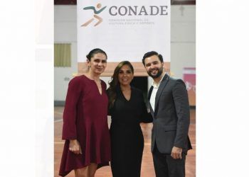 Acuerdan Mara Lezama y Ana Gabriela Guevara sumar esfuerzos para impulsar el deporte en Quintana Roo