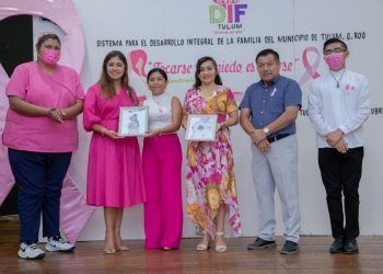 Tocarse sin miedo, es amarse: Promueve Ileana Canul de Dzul pláticas contra el Cáncer de Mama