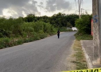 Encuentran restos humanos, en el cruce de las avenidas Maxuxac con Belice de la colonia Arboledas