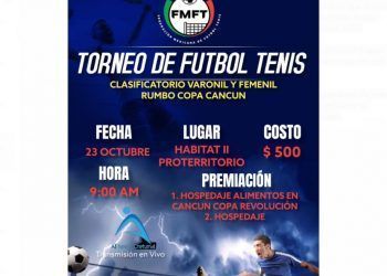 Todo listo para el segundo Torneo Municipal de Fut Tenis en Chetumal