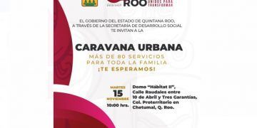 Anuncian jornada “Caravana Urbana” para acercar servicios a la población