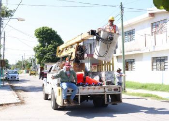 La colonia 5 de abril contará con 110 luminarias LED nuevas