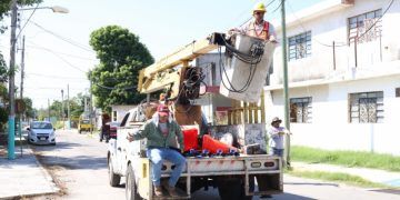 La colonia 5 de abril contará con 110 luminarias LED nuevas