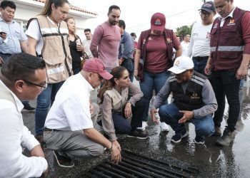 Supervisa Mara Lezama trabajos de limpieza y desazolve de pozos