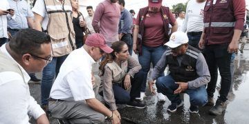 Supervisa Mara Lezama trabajos de limpieza y desazolve de pozos