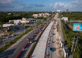 Avances en el bulevar Colosio, tiene un avance del 18.2 por ciento