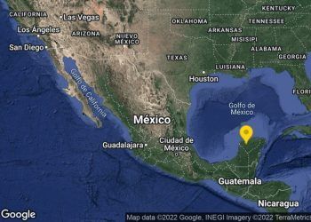Temblor en la Península de Yucatán