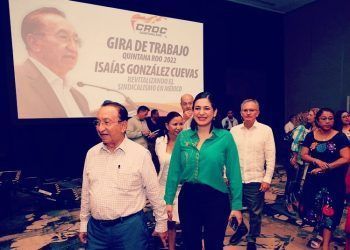 Estefanía Mercado, aliada de los trabajadores de Quintana Roo