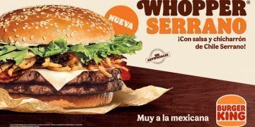 Burger King® presenta la nueva Whopper® serrano, todo el sabor mexicano dentro de su clásica hamburguesa