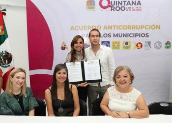 Diego Castañón suscribe programa anticorrupción impulsado por Mara Lezama