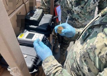 Marina en conjunto con la Aduana Manzanillo, asegura aproximadamente  8,640 kilogramos de metanfetamina