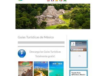 Guías turísticas destinos México, disponibles para descarga en el portal visitmexico.com
