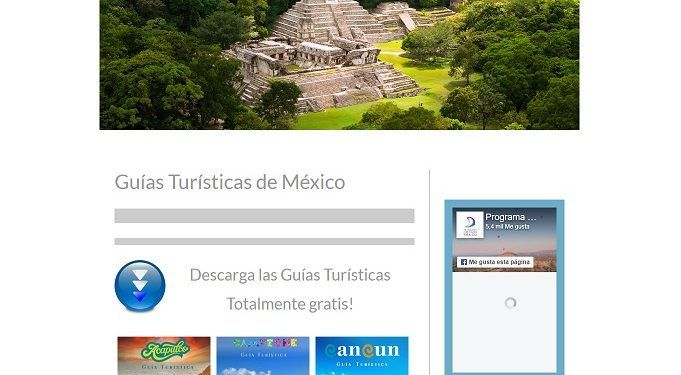 Guías turísticas destinos México, disponibles para descarga en el portal visitmexico.com