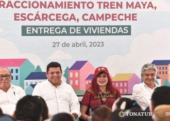 Entrega Fonatur obras de Plan Integral de Tren Maya; no se escatima para hacer justicia al pueblo: Javier May