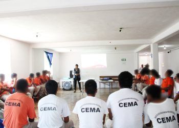 SESESP brinda plática a jóvenes del Centro de Ejecución de Medidas para Adolescentes