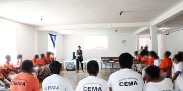 SESESP brinda plática a jóvenes del Centro de Ejecución de Medidas para Adolescentes