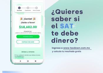 Con el apoyo de TaxDown, 30 mil mexicanos obtienen este año devolución de impuestos por 15 MDP en total