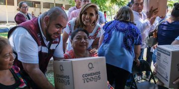 Mara Lezama inicia la entrega de despensas “Comemos Tod@s” en Chetumal