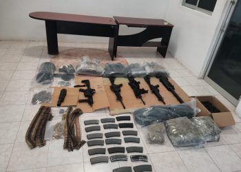 Marina asegura armamento y municiones, en Othón Pompeyo Blanco, Quintana Roo