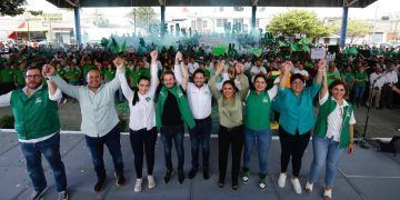 Escribamos las mejor historia del PVEM en Solidaridad, destaca Renán Sánchez al tomar protesta a Fernando Muñoz como líder en este municipio