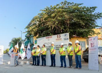 Diego Castañón da banderazo a dos importantes obras en Tulum