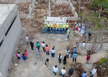 Diego Castañón pone en marcha trabajos de la Segunda Etapa del Centro de Asistencia Social y la Barda Perimetral de SSYPC en Tulum
