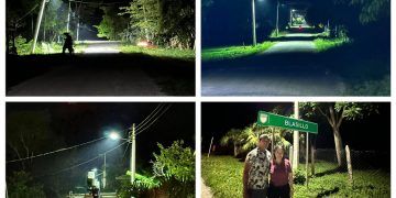 Inicia tercera etapa de iluminación de poblados de la zona limítrofe de OPB