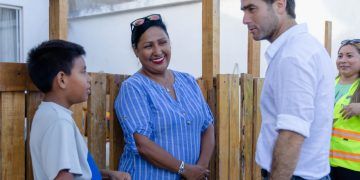 Diego Castañón visita el Fraccionamiento Las Palmas de Tulum