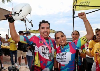 Mara Lezama da banderazo de la L’etape Cancún By Tour de France 2023