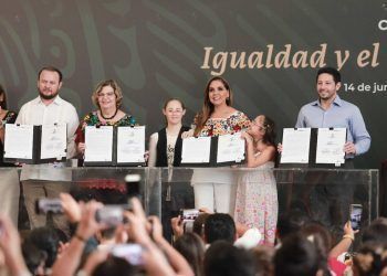 Firma XVII Legislatura compromisos por la igualdad y el bienestar de las mujeres de Quintana Roo