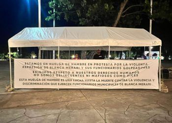 Ejidatarios porto morelenses en Huelga de Hambre presentan en su tercer día de protesta deshidratación e hipoglucemia