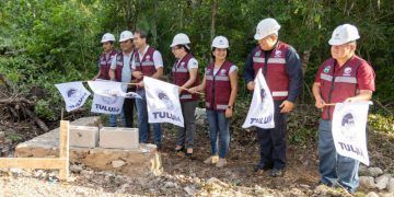 Diego Castañón pone en marcha construcción de barda de nuevo cementerio municipal