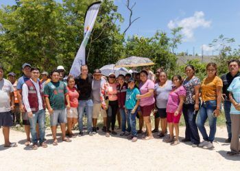 Tulum: Diego Castañón lleva solución pronta y efectiva a Colonia Marités