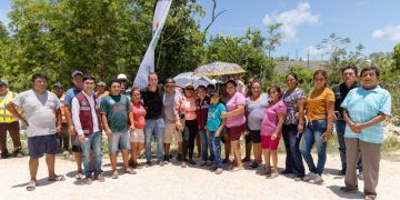 Tulum: Diego Castañón lleva solución pronta y efectiva a Colonia Marités