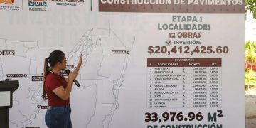 Anuncia Yensunni Martínez construcción de pavimentos con inversión de 20 millones de pesos