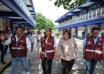 Invierte Mara Lezama en infraestructura educativa en el sur