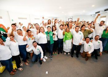 Unidad y trabajo para poner en alto y dar resultados rumbo al 2024, pide Renán Sánchez a la nueva directiva del PVEM en Isla Mujeres