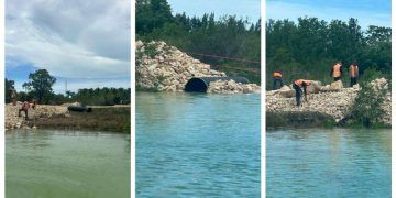 Sedena inició relleno en el “Estero de Chac”, pero lo suspende de inmediato