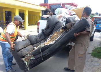 Recolectan 19 toneladas de cacharros en 10 colonias de Chetumal