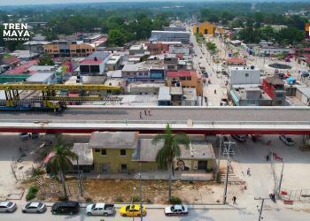 Tren Maya, con vía terminada en 150 km de tramo 1; concluido el viaducto Candelaria: Javier May